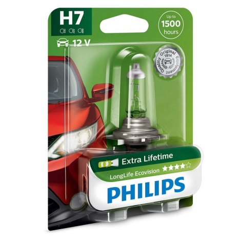Autožárovka Philips ECOVISION 12972LLECOB1  H7 PX26d/55W/12V