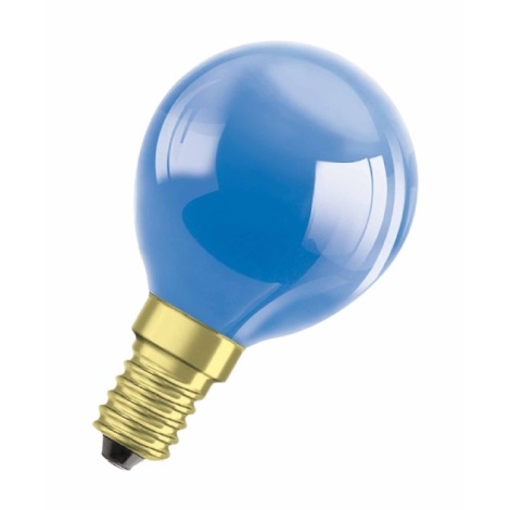 Dekorační žárovka E14/11W DECOR P BLUE - Osram