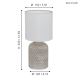 Eglo 97774 - Stolní lampa BELLARIVA 1xE14/40W/230V
