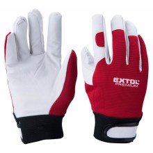 Extol Premium - Pracovní rukavice velikost 10" červená/bílá