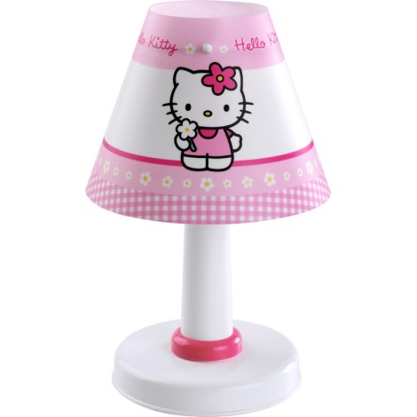 Klik 21251 - Dětská stolní lampa HELLO KITTY E14/40W