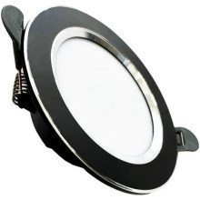 LED Podhledové svítidlo LED/7,5W/230V 4000K černá/stříbrná