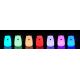 LED RGB Dětská dotyková lampička BEAR LED/0,8W/5V růžová + USB