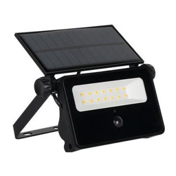 LED Solární reflektor se senzorem LED/20W/5,5V IP65