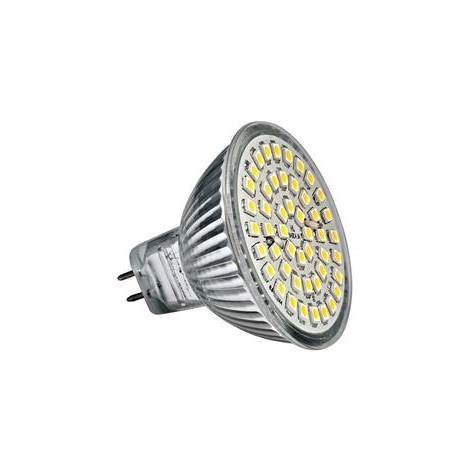 LED Stmívatelná žárovka LED48 SMD MR16/3,5W  studená bílá 6500 - 7000K - GXLZ005