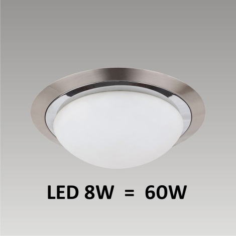 LED Stropní / nástěnné svítidlo LENS 1xLED/8W 185mm