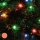 LED Vánoční řetěz 100xLED 15m terakotová