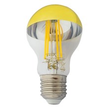 LED Žárovka DECOR MIRROR A60 E27/8W/230V zlatá 4200K