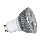 LED žárovka LED POWER GU10/3W  studená bílá 6000-6500K - GXLZ009