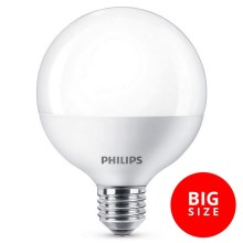 LED Žárovka Philips G95 E27/8,5W/230V 6500K