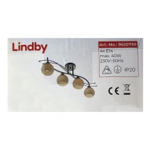 Lindby - Bodové svítidlo LEANDA 4xE14/40W/230V