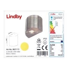 Lindby - LED Nástěnné svítidlo LAREEN 2xLED/3W/230V