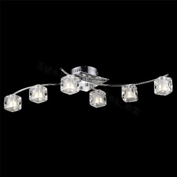 LUXERA 64033 - Přisazený lustr TALLON 6xG4/20W/230V