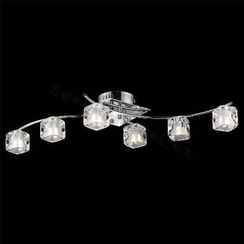 LUXERA 64033 - Přisazený lustr TALLON 6xG4/20W/230V