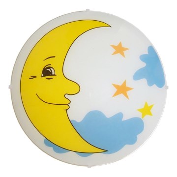 Nástěnné stropní svítidlo MOON 2xE27/60W Nástěnné stropní svítidlo MOON 2xE27/60W