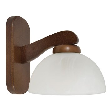 Nástěnné svítidlo TEMIDA 1xE27/60W/230V ořech Nástěnné svítidlo TEMIDA 1xE27/60W/230V ořech