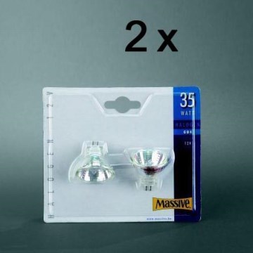 SADA 2x Halogenová žárovka GU4/35W čirá SADA 2x Halogenová žárovka GU4/35W čirá