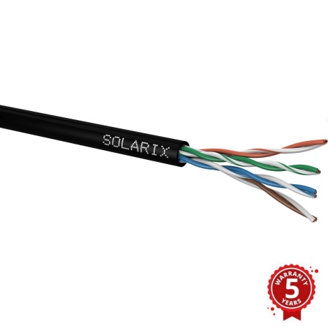 Solarix - Venkovní instalační kabel CAT5E UTP PE Fca 305m IP67