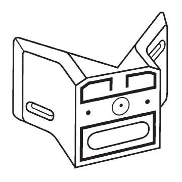 STEINEL 630119 - Rohový držák 01 černý STEINEL 630119 - Rohový držák 01 černý