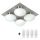 Top Light Dunaj - LED Koupelnové stropní svítidlo DUNAJ 4xG9/2,5W/230V IP44