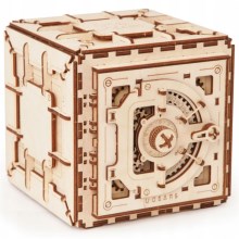 Ugears - 3D dřevěné mechanické puzzle Trezor