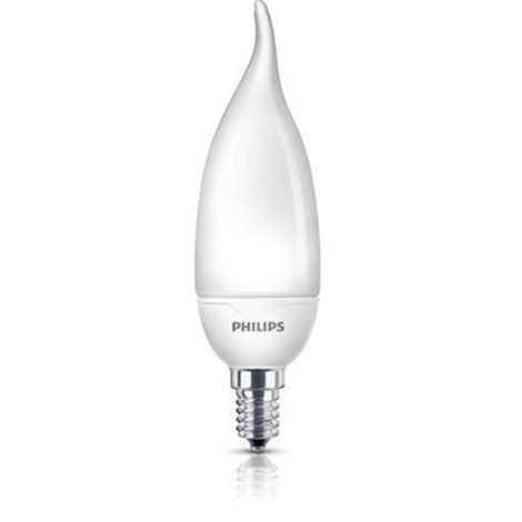 Úsporná žárovka Philips E14/8W/230V 2700K - SOFTONE CANDLE BENT