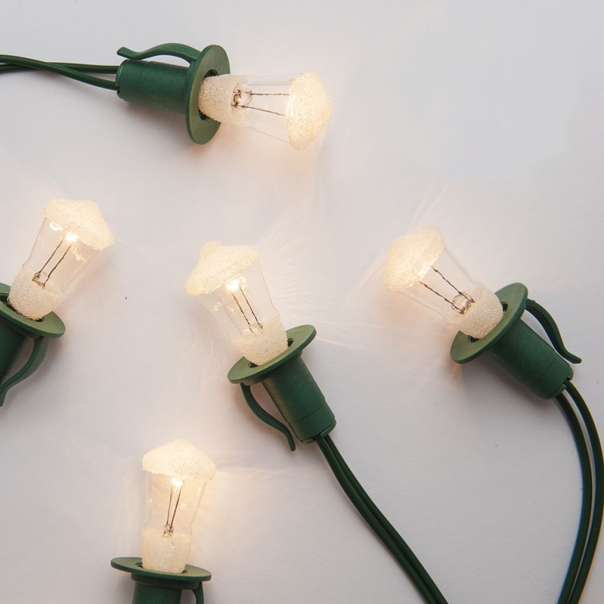  řetěz LUCERNA 12xE10/10,7m teplá bílá, Vyrobeno v ČR