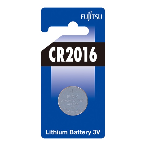 1 ks Knoflíková lithiová baterie CR2016 3V
