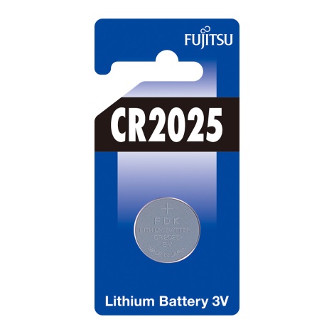 1 ks Knoflíková lithiová baterie CR2025 3V