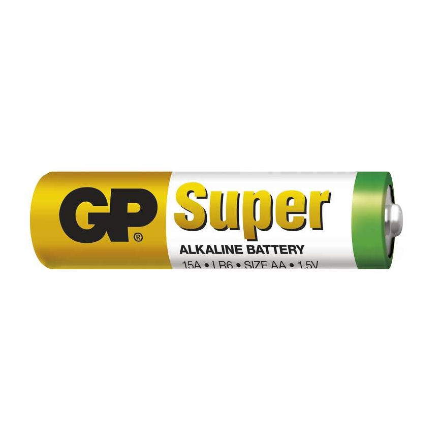 10 ks Alkalická baterie AA GP SUPER 1,5V
