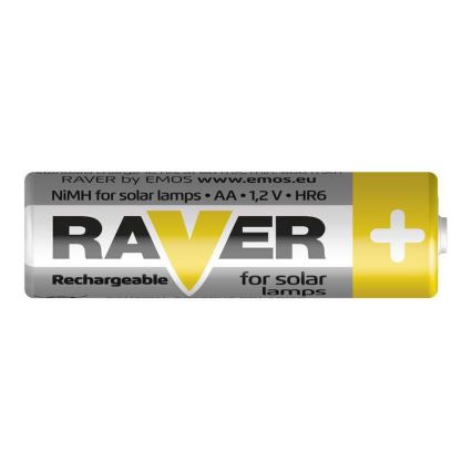 2 ks Nabíjecí baterie AA RAVER NiMH/1,2V/600 mAh