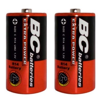 2 ks Zinkochloridová baterie EXTRA POWER C 1,5V 2 ks Zinkochloridová baterie EXTRA POWER C 1,5V