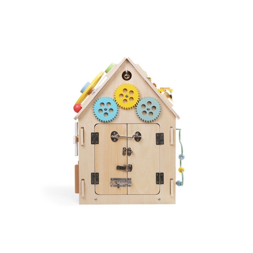 2Kids Toys - Activity board domeček béžová