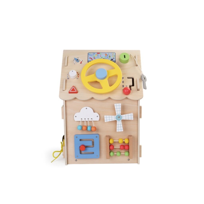 2Kids Toys - Activity board domeček béžová