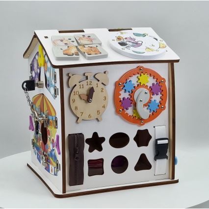 2Kids Toys - Activity board domeček bílá