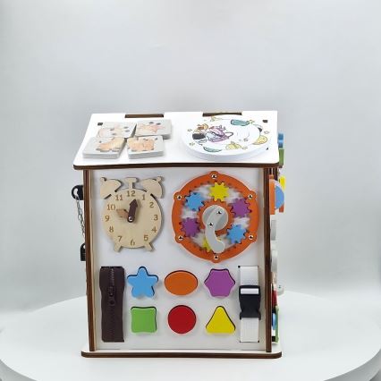 2Kids Toys - Activity board domeček bílá