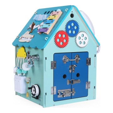 2Kids Toys - Activity board domeček modrá