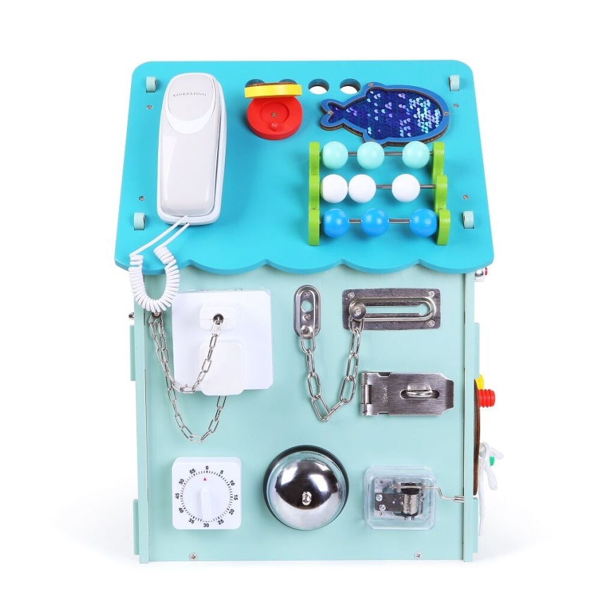 2Kids Toys - Activity board domeček modrá