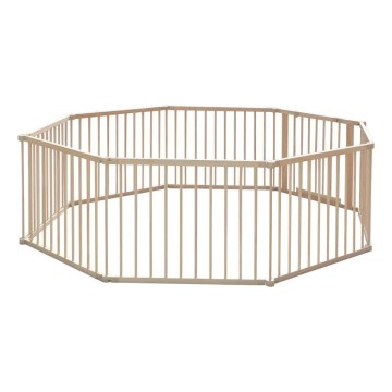 2Kids Toys - Dětská dřevěná ohrádka XXL 210x210 cm béžová