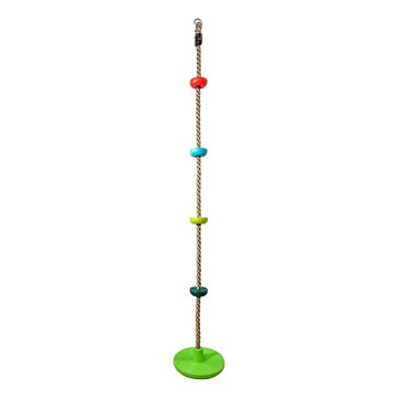 2Kids Toys - Dětské šplhací lano s disky mix barev