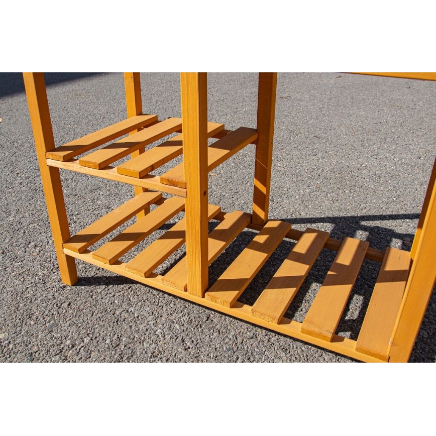 2Kids Toys - Dřevěná zahradní kuchyňka s dřezem