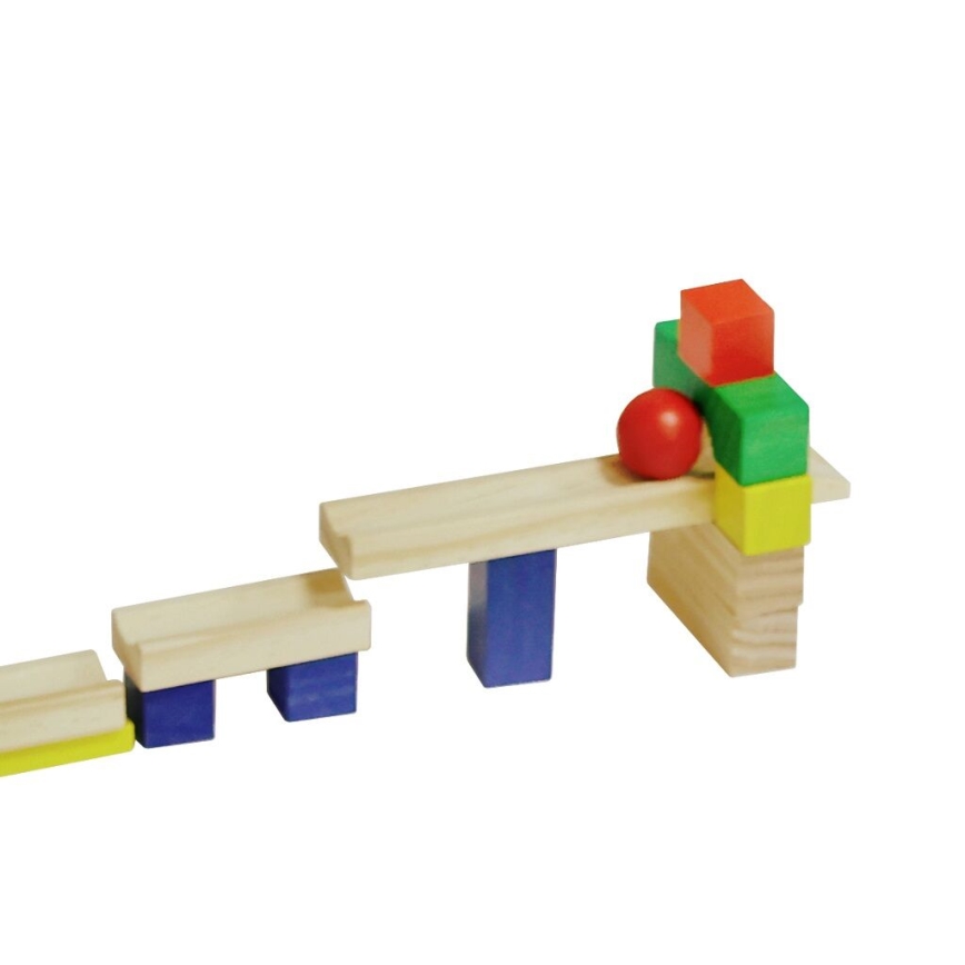 2Kids Toys - Dřevěné domino barevné 800 ks