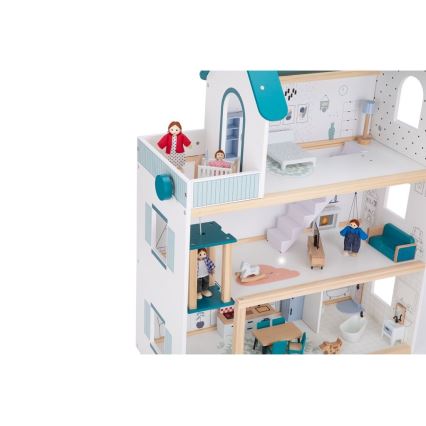 2Kids Toys - Dřevěný domeček pro panenky Barbora