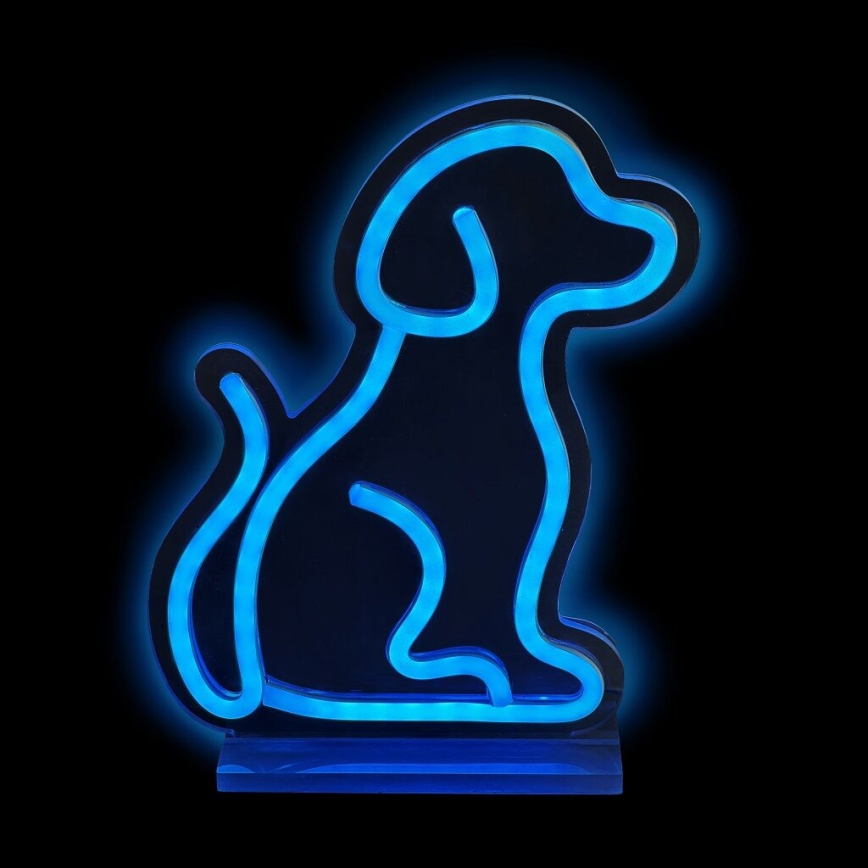 2Kids Toys - LED Neonová stolní dekorace LED/5W/USB pes