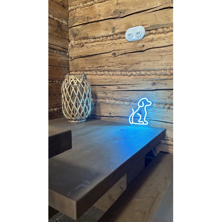 2Kids Toys - LED Neonová stolní dekorace LED/5W/USB pes