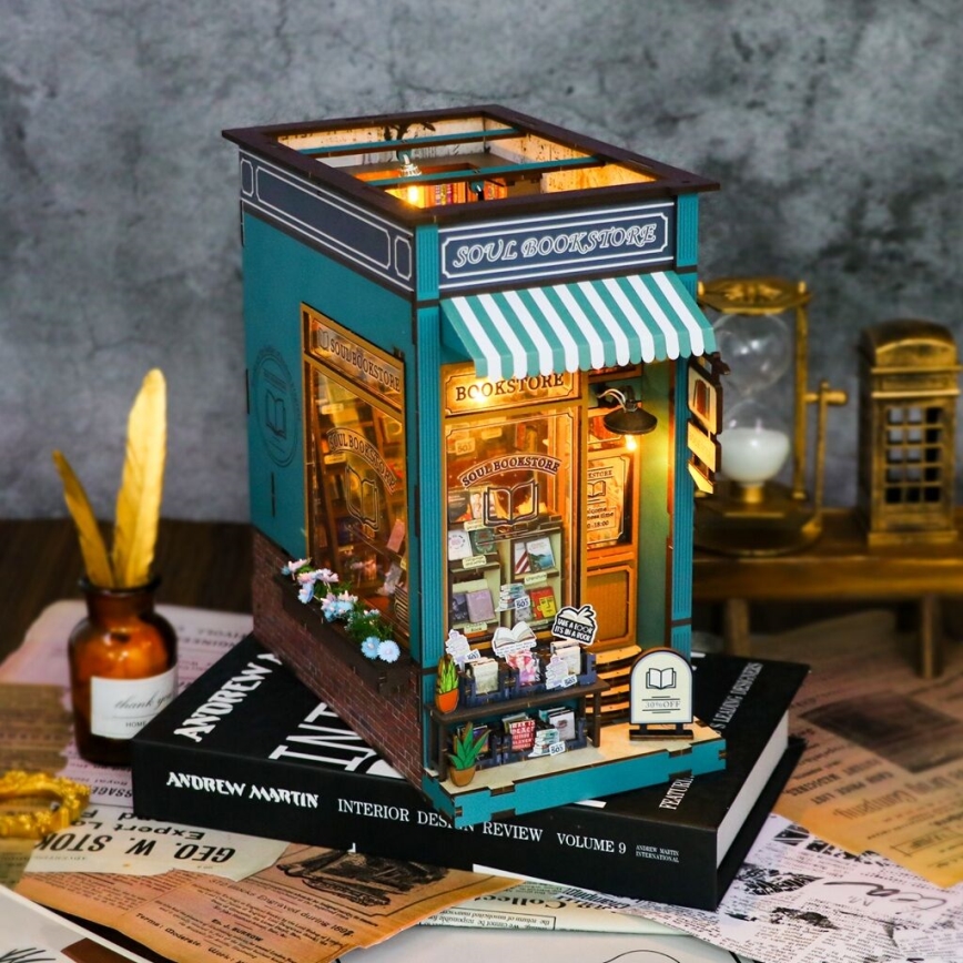 2Kids Toys - LED Zarážka na knihy Knihkupectví duše 2xAAA