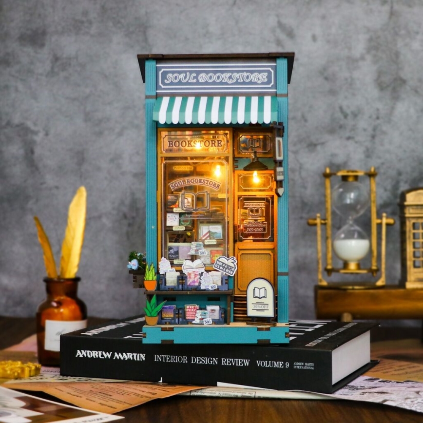 2Kids Toys - LED Zarážka na knihy Knihkupectví duše 2xAAA
