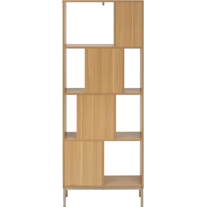 5five - Knihovna GRID 63x159x30 cm hnědá