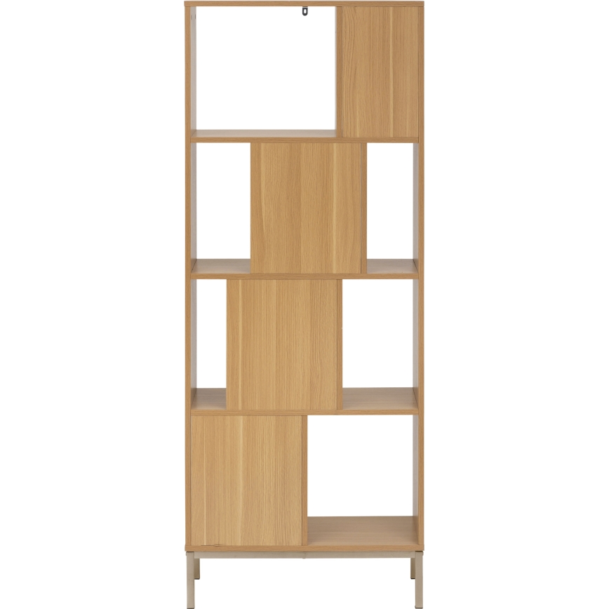 5five - Knihovna GRID 63x159x30 cm hnědá