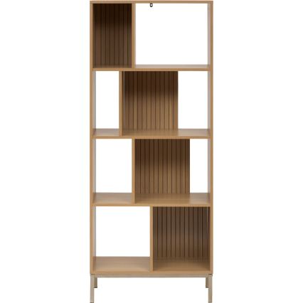 5five - Knihovna GRID 63x159x30 cm hnědá